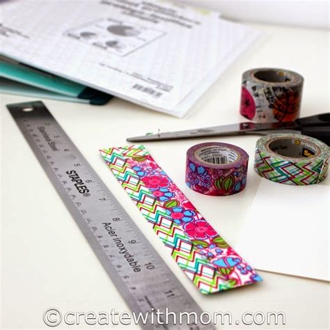 Create With Mom: Washi Tape Bookmark