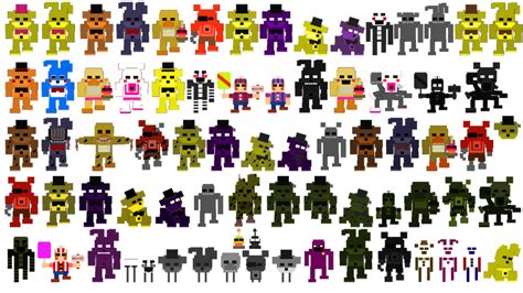 FNAF characters in Minigame form Pt.1 [info below] by ...