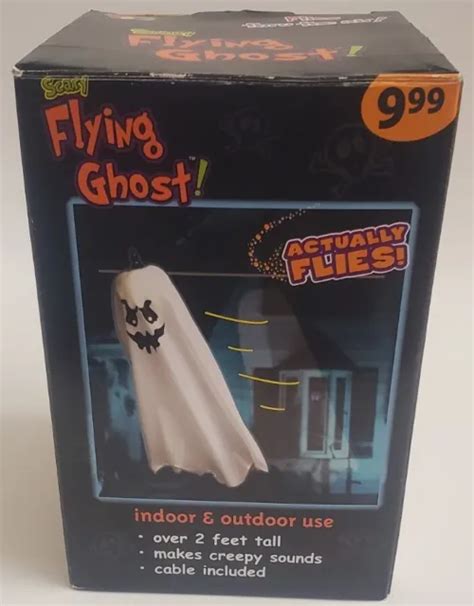 TEKKY TOYS SCARY FLYING GHOST Halloween Decor Prop Haunted House SOUNDS - TESTED $24.95 - PicClick