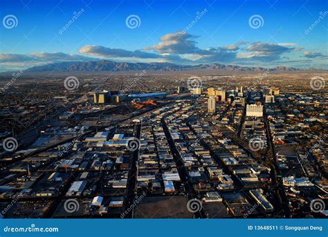 Las Vegas skyline panorama editorial photo. Image of highway - 13648511