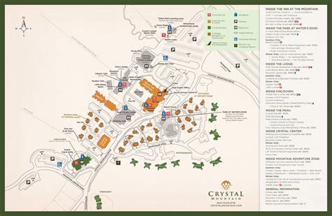 RESORT MAP • Crystal Mountain Realty