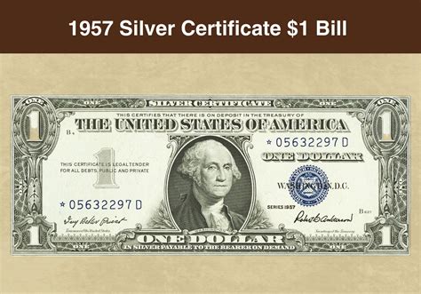 1957 Silver Certificate $1 Bill Value: How Much is it Worth Today ...