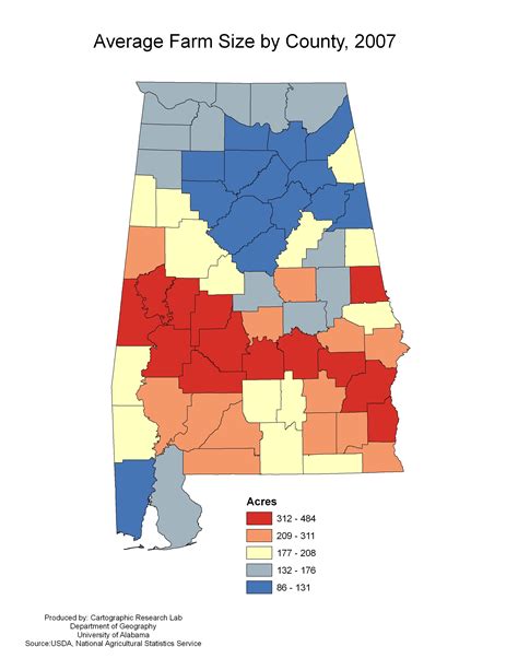 Alabama Maps - Agriculture