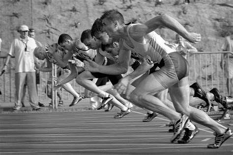 Free Images : black and white, people, track, run, lane, fitness ...