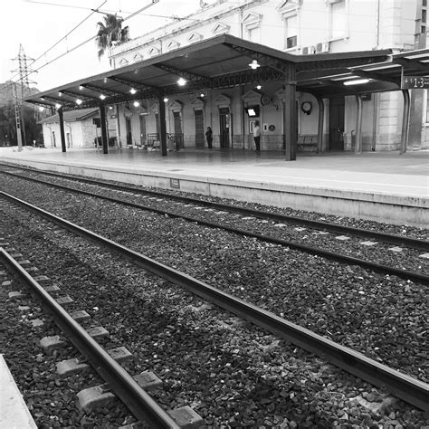 Railway station,black and white,journey,railway,station - free image ...