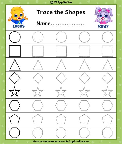 Dotted Lines For Kids