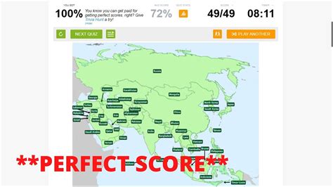 Sporcle: Asian countries quiz **PERFECT SCORE** - YouTube