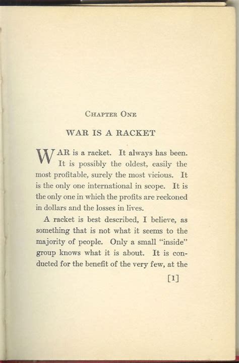 War is a Racket - Smedley D. Butler