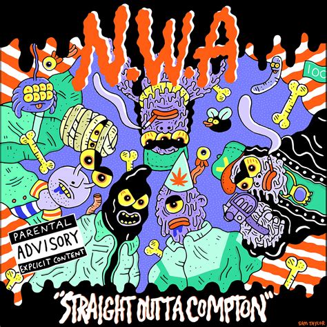 We Asked Our Six Favorite Illustrators to Re-Imagine the 'Straight Outta Compton' Album Cover ...