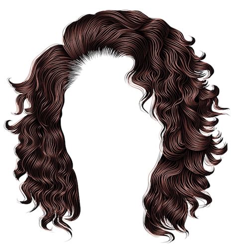 Curly Hair Template