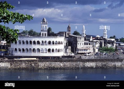 the mosque in the city of Moroni in the Island of Comoros in the Indian Ocean in Africa Stock ...