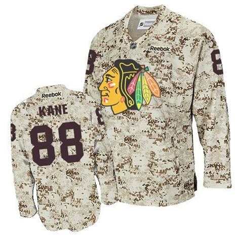 Patrick Kane Camouflage Authentic Jersey - Blackhawks Shop