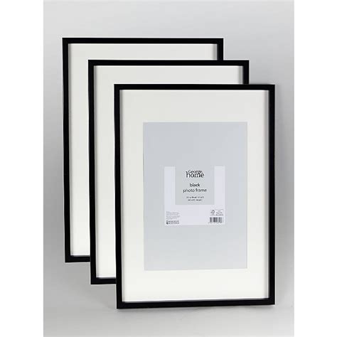 Black A3 Photo Frame - Set of 3 | Home | George at ASDA