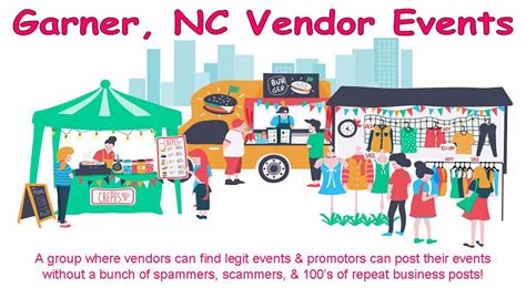 Garner, NC Vendor Events