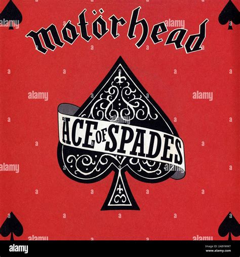 Motörhead - Ace Of Spades - Vintage vinyl album cover Stock Photo - Alamy