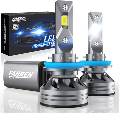 Fahren H11/H9/H8 LED Headlight Bulbs, 60W 14000 Lumens Super Bright LED ...