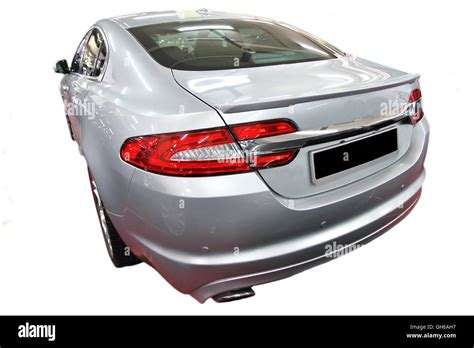 Rear view of luxury car Jaguar XF Stock Photo - Alamy