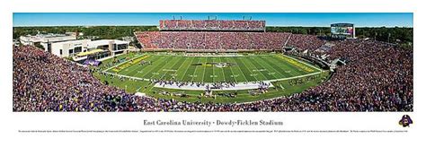 East Carolina University Pirates - Dowdy Ficklen Stadium Panoramic Picture $29.95 | East ...