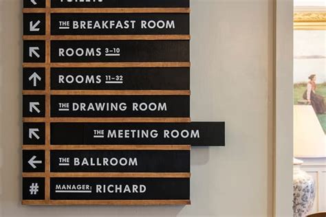 Hotel Wayfinding Signs Made In Turkey - HFC