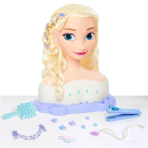 Disney Frozen 2 Deluxe Elsa the Snow Queen Styling Head 17pc | Gefrorenes spielzeug, Disney ...