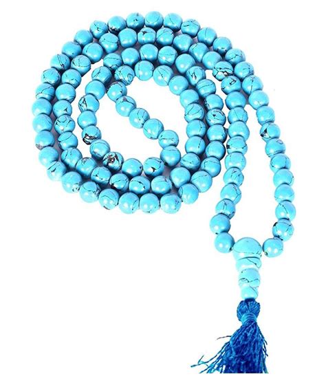 Ratan Bazaar - Firoza (Turquoise) Stone Mala for Women & Men: Buy Ratan ...