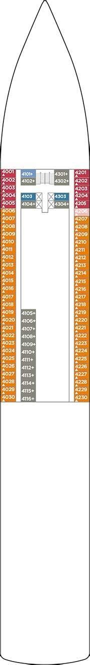 Norwegian Sky Deck plan & cabin plan from 02/03/2020