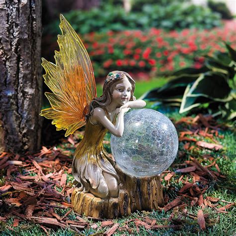 Fairy Solar Light - OrientalTrading.com | Solar garden ornaments, Fairy ...