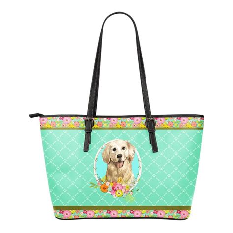 Golden Retriever Gifts Golden Retriever Lovers Leather Tote - Etsy