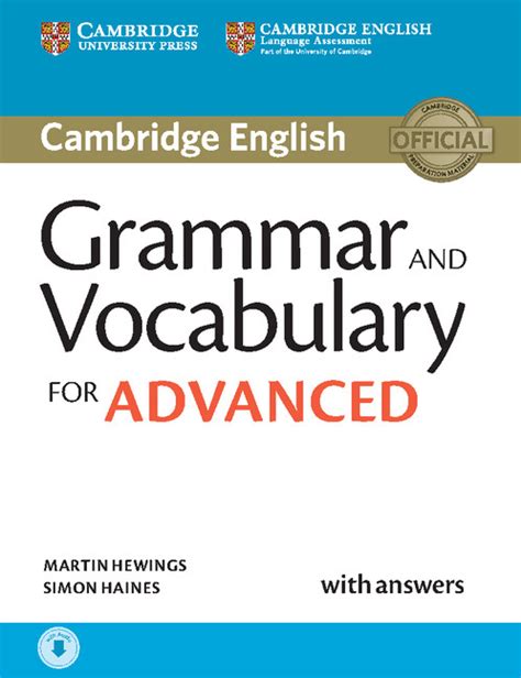 Grammar and Vocabulary for Advanced | Cambridge University Press Spain