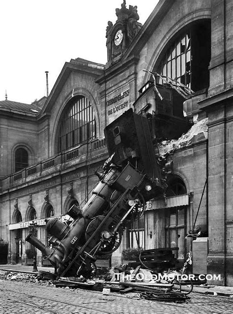 The Very Interesting 1895 Train Wreck at the Paris, France ...