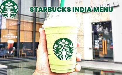 Starbucks Menu Prices in India 2024