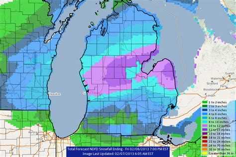 Winter storm warning: Map shows who in West Michigan gets slammed with ...