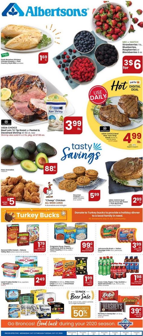 Albertsons Weekly Ad Oct 21 – Oct 27, 2020