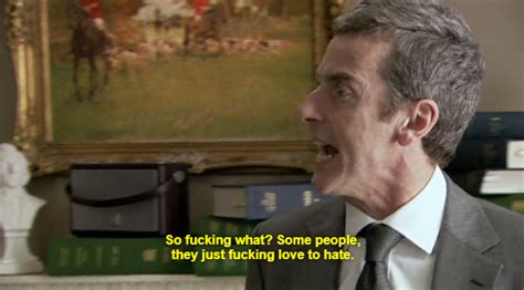 Peter Capaldi as Malcolm Tucker | Comebacks and insults, Malcolm tucker ...