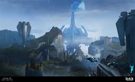 Halo Infinite world structure, Martin Deschambault | Infinite art ...