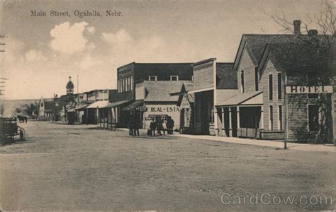 Main Street Ogallala, NE Postcard