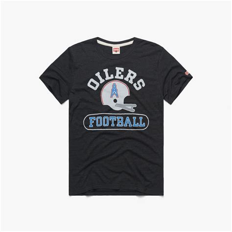 Oilers Football Throwback Helmet | Retro Oilers Football T-Shirt – HOMAGE