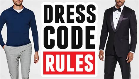 A Guide To Social Dress Codes For Men: Business, Formal, Optional ...