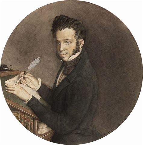 Alexander Pushkin at Work, 1899 - Konstantin Somov - WikiArt.org