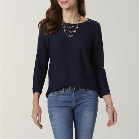 Basic Editions Women's Knit Sweater