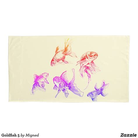 Goldfish 5 pillow case