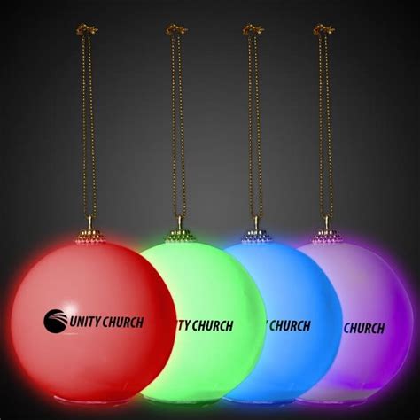 LED Christmas Ornament with Company Logo | Imprinted Ornament Gifts