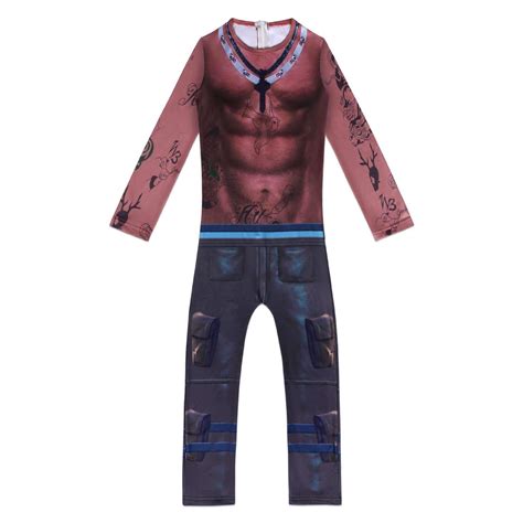 Fortnite Travis Scott Costume Jumpsuit for Kids Halloween Supplies ...