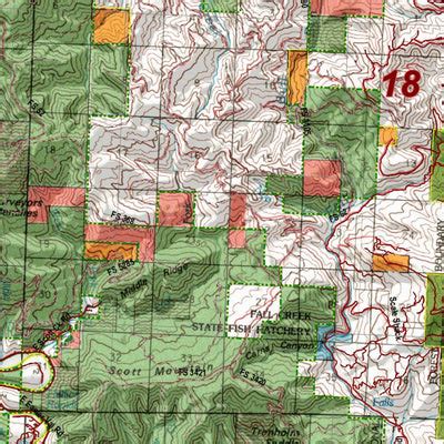 Oregon Hunting Unit 18, Alsea Land Ownership Map by HuntData LLC ...