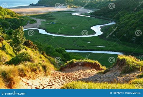 Meandering River Royalty Free Stock Images - Image: 1607439