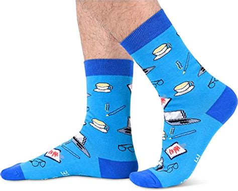 Employee Unisex Adult Blue Socks – Happypop