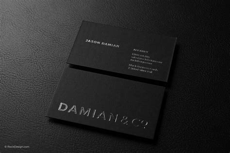 Black Business Cards Modern Business Card Template Editable Printable Business Card Minimalist ...