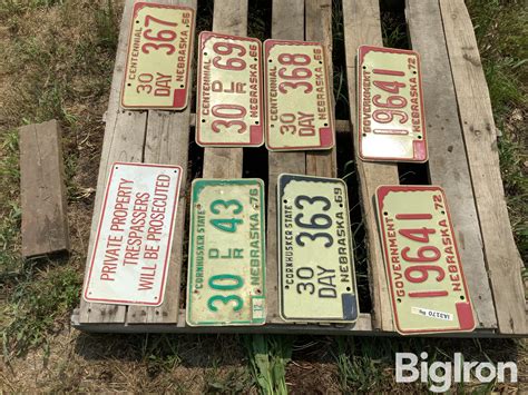 License Plates BigIron Auctions