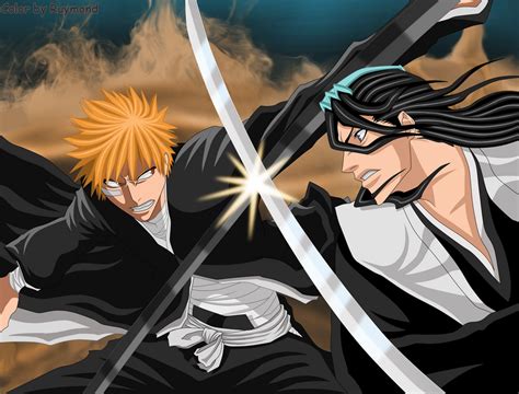 Bleach Ichigo vs. Byakuya by Ruymond on DeviantArt