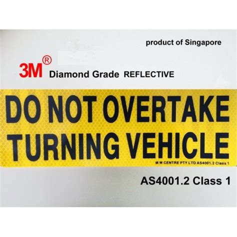 Do Not Overtake PVC metal sign